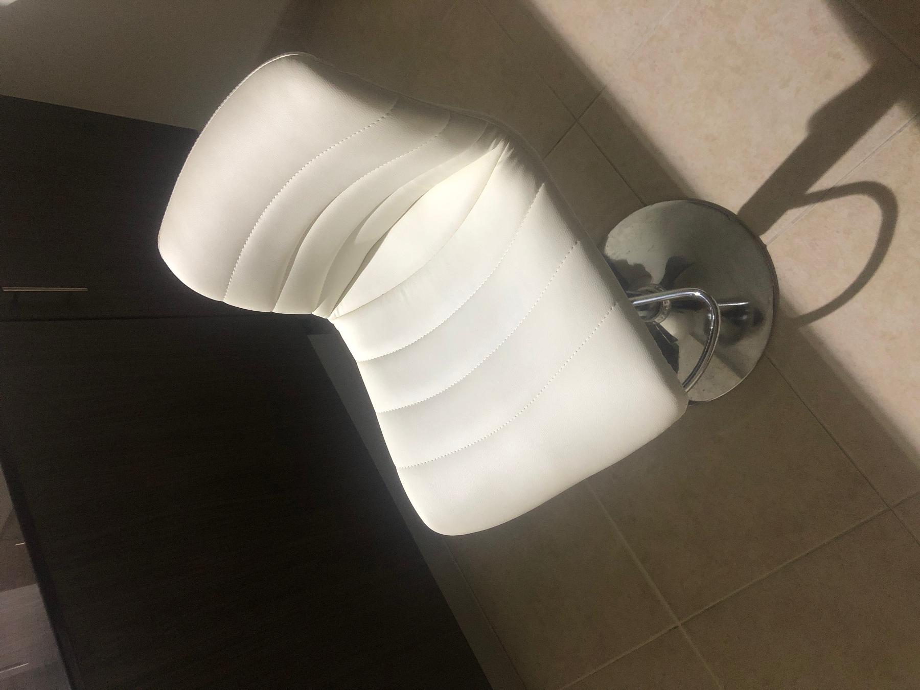 Kitchen white chair