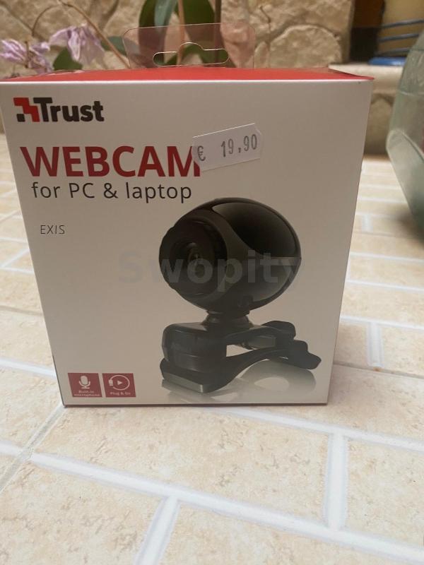 Trust webcam via Pc & Laptop “exis” - nuova